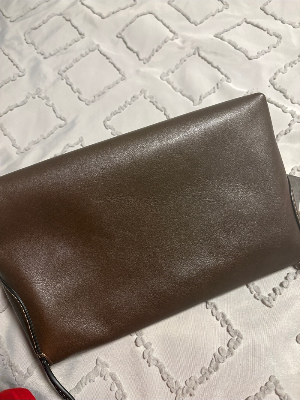 Coach Chelsea brass/maple Leather Shoulder Bag with Gold Accent - Picture 4 of 12